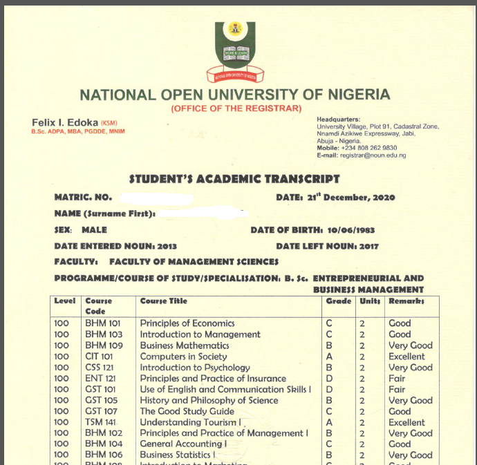 NOUN Transcript Application